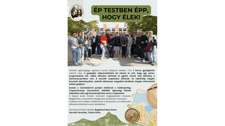 ÉP TESTBEN, ÉPP HOGY ÉLEK!
