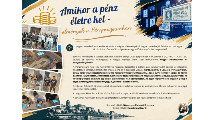 Amikor a pénz életre kel