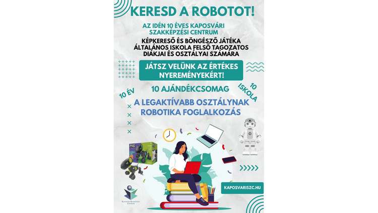 Hétfőtől keressétek a robotokat!