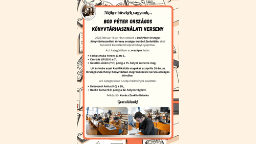 Bod Péter Országos Könyvtárhasználati Verseny