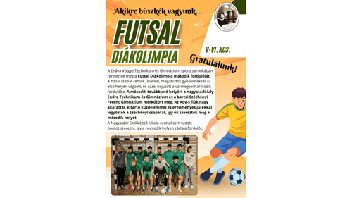 Futsal Diákolimpia V-VI. kcs.