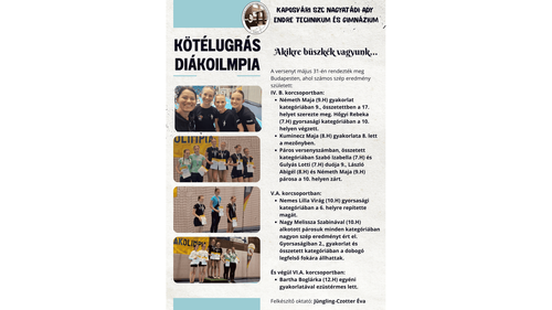 Kötélugrás Diákolimpia