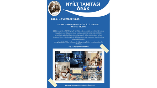 Nyílt tanítási órák az Adyban